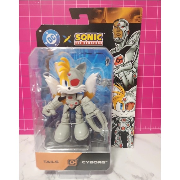 Jakks Pacific Other - DC x Sonic the Hedgehog TAILS CYBORG 5-inch Action Figure Sonic DC